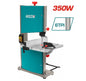 Scie à ruban TOTAL TS730301 350W – coupe 80x230mm, table 300x300mm inclinable 0-45°, lame 1511mm 6TPI, 11,6m/s, bois plastique atelier
