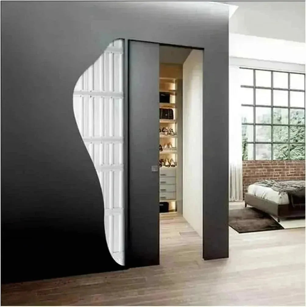 SCRIGNO 4198AQ700 – système pour porte coulissante escamotable 1 vantail, 700 × 2100 × 105 mm, pour libérer l’espace de débattement | SQES Tunisie
