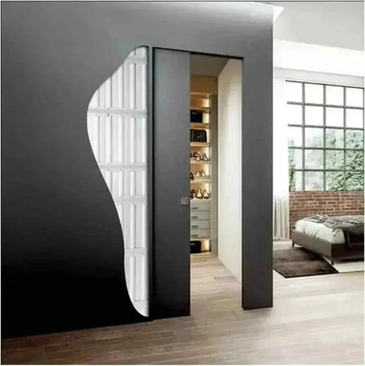 SCRIGNO 4198AQ700 – système pour porte coulissante escamotable 1 vantail, 700 × 2100 × 105 mm, pour libérer l’espace de débattement | SQES Tunisie
