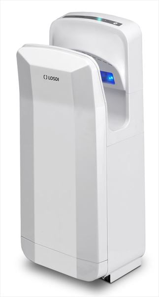 Sèche Mains Vertical ELEGANCE ABS Blanc 2050W - LOSDI