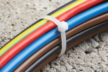 Colliers de Serrage Plastique - Serre câbles Blanc - SQES
