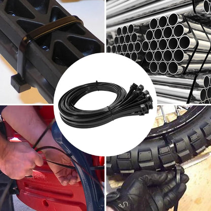 Colliers de Serrage Plastique - Serre cables Noir - SQES