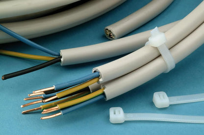 Colliers de Serrage Plastique - Serre câbles Blanc - SQES