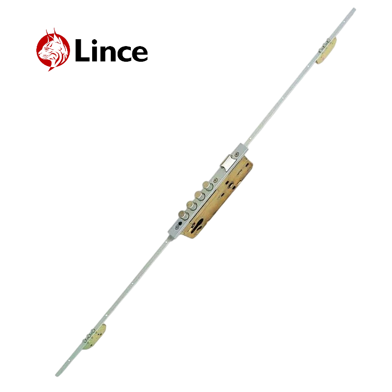 Serrure Haute Sécurité Encastrée 3 Points Inox LINCE IN014H3T/A S/H