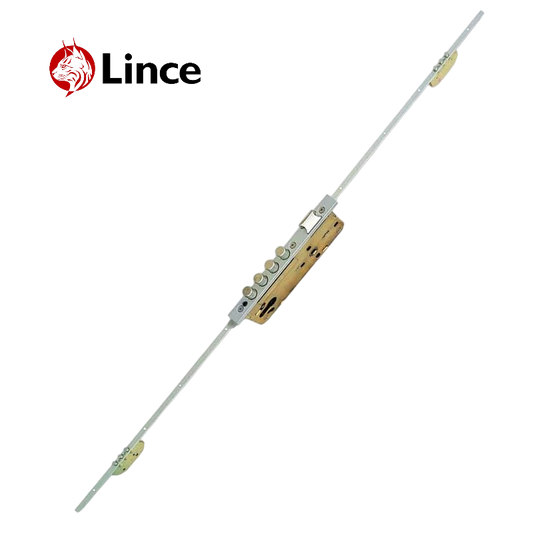 Serrure Haute Sécurité Encastrée 3 Points Inox LINCE IN014H3T/A S/H