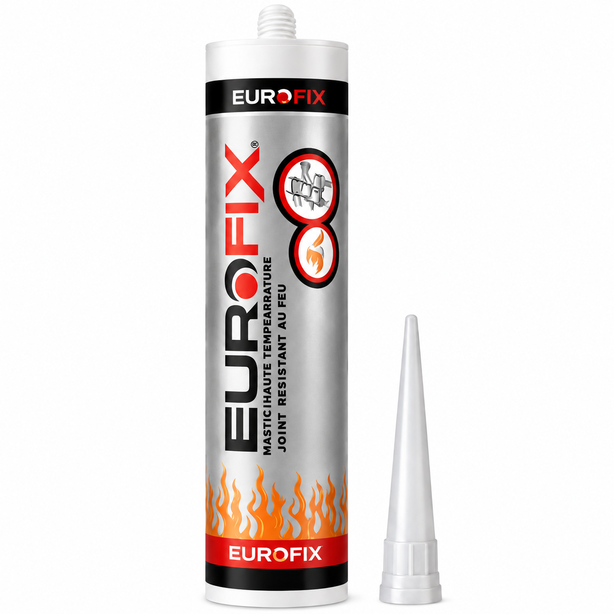 Silicone Haute Température EUROFIX HT300 – RTV 100% silicone 250°C continu 300°C temporaire Automobile Chauffage Réf. 4248LA310 | SQES Tunisie
