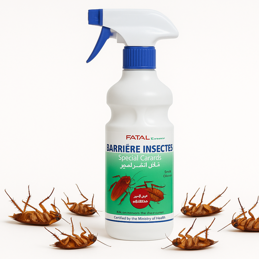 Spray Fatal Expert avec cafards morts
