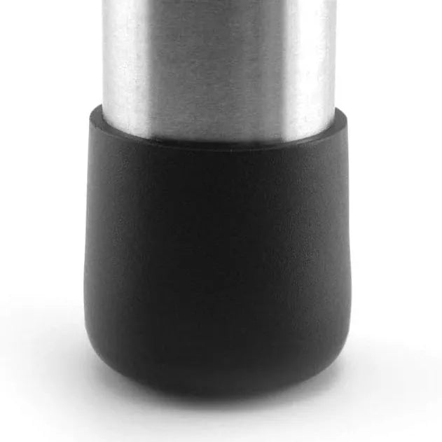 Embout extérieure pour tube Rond - 20 bouchons NOIR en PEHD - SQES