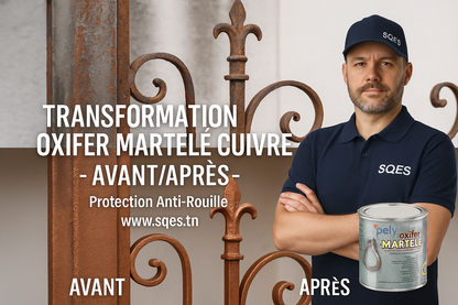 Story transformation portail - avant/après format vertical cuivre