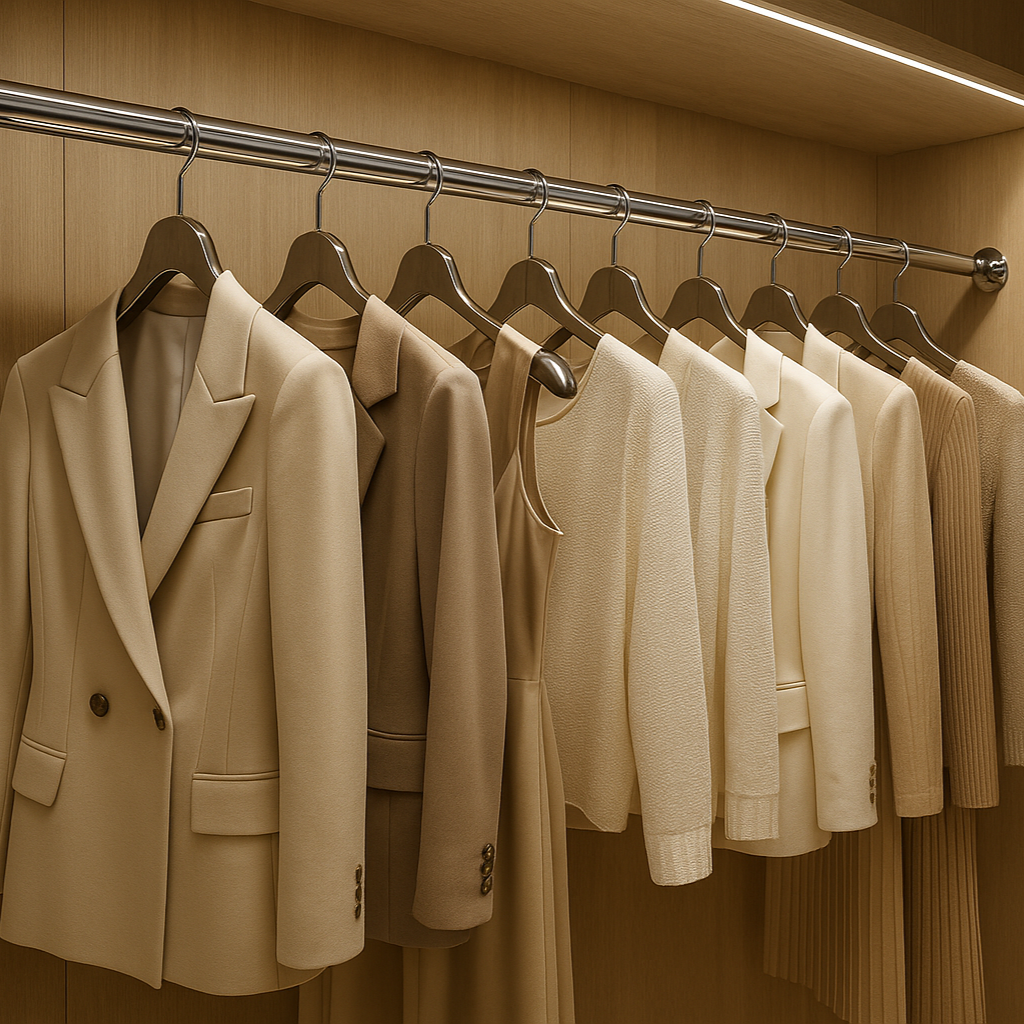 Support vêtements dressing
