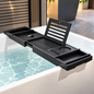Tablette de baignoire C, plateau à poser sur les bords de la baignoire pour garder les accessoires de salle de bain à portée de main | SQES Tunisie
