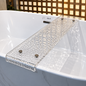 Tablette de baignoire P en acrylique, plateau à poser sur les bords de la baignoire pour accessoires de salle de bain | SQES Tunisie
