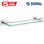 Tablette lavabo avec garde-corps SOPAL Yasmine SB69A04 chromé brillant laiton fixations invisibles | SQES Tunisie
