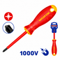 Tournevis Isolé Pozidriv WADFOW WSD7273 PZ1 80mm 1000V Sécurité Électricien | SQES Tunisie
