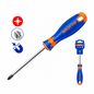 Tournevis Pozidriv WADFOW WSDZ214 PZ1 100mm Acier Cr-V Vissage Professionnel | SQES Tunisie
