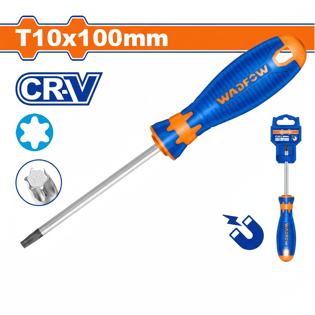Tournevis Torx T10 x 100mm CR-V Pointe Aimantée