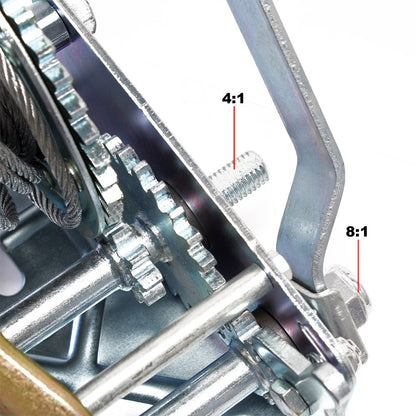 Treuil Manuel (Winch) – Capacité 900 kg / 2000 lbs