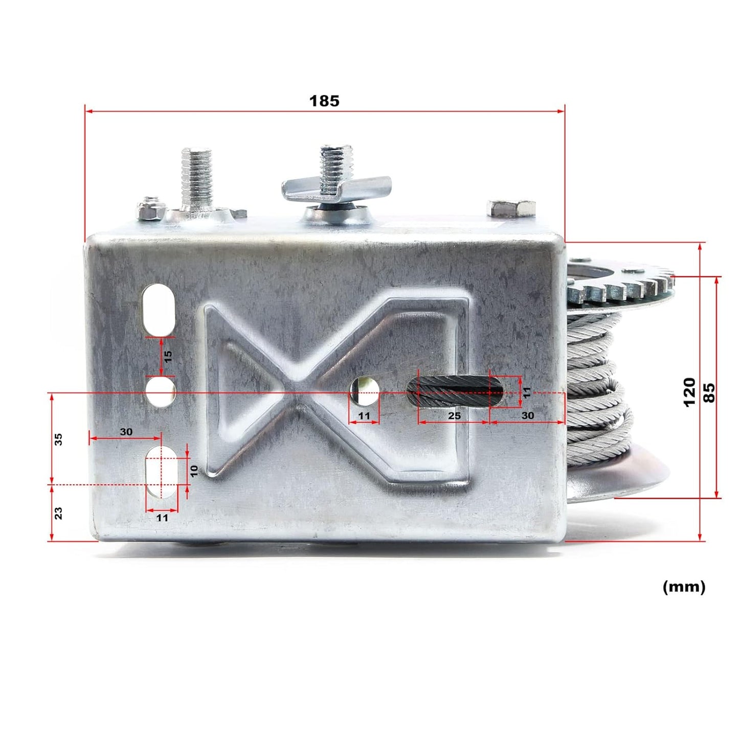 Treuil Manuel (Winch) – Capacité 900 kg / 2000 lbs
