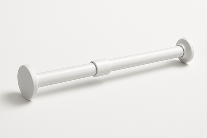Tringle de douche extensible blanche sans perçage