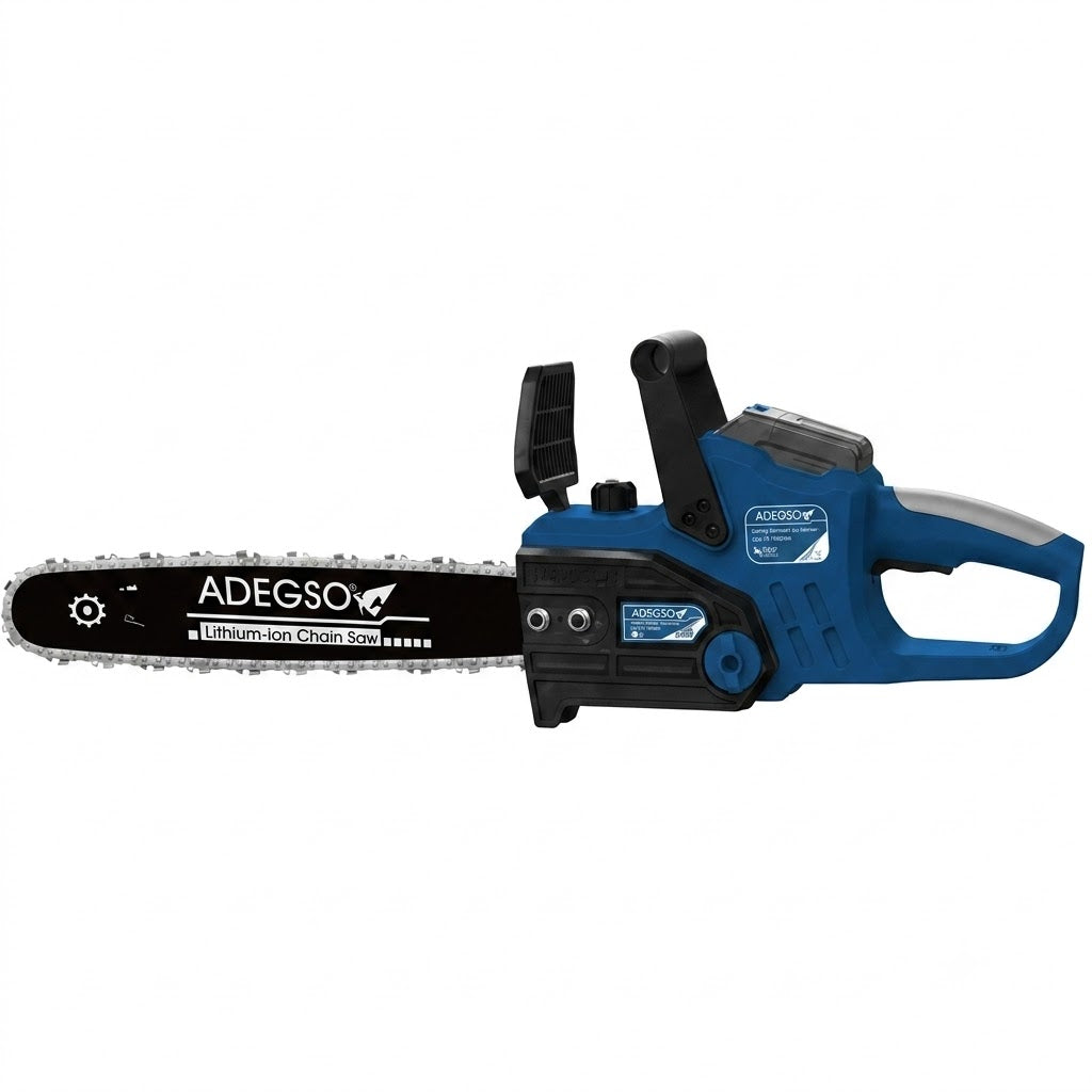 Tronçonneuse sans fil brushless ADEGSO AD-40315 21 V avec guide 400 mm et 2 batteries | SQES Tunisie
