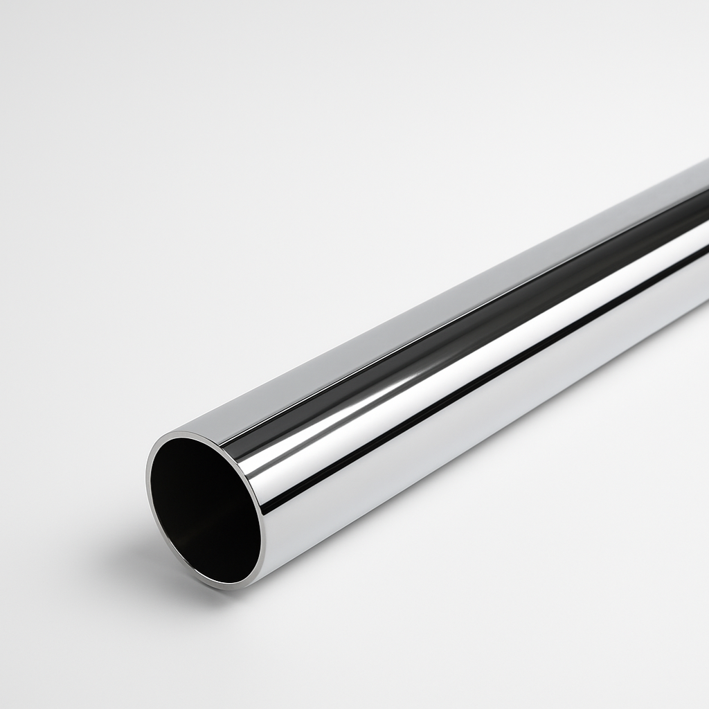 Tube chromé Ø25mm - 3 mètres