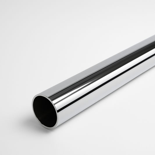 Tube chromé Ø25mm - 3 mètres
