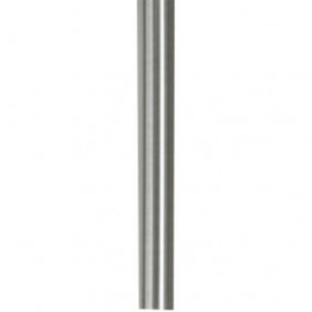 Tringle à Rideau Chromée 3m - Tube Acier Inoxydable Ø25mm - Installation Facile