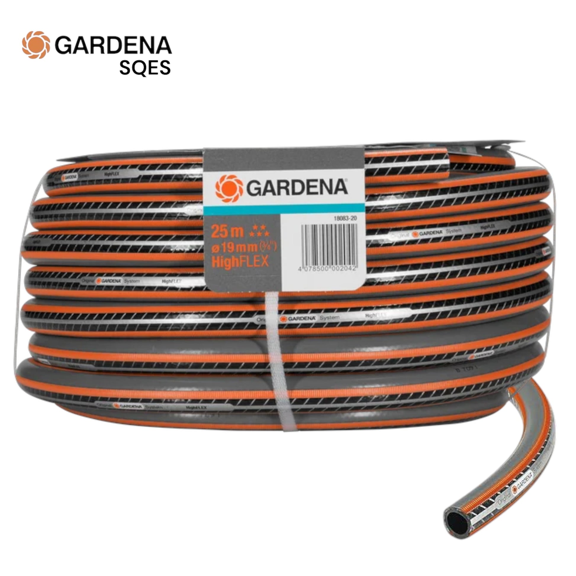 Tuyau d'Arrosage Comfort HighFlex 19mm (3/4") 25m GARDENA Réf. 18083-20 — Anti-Torsion Résistant UV Gel Grand Jardin | SQES Tunisie
