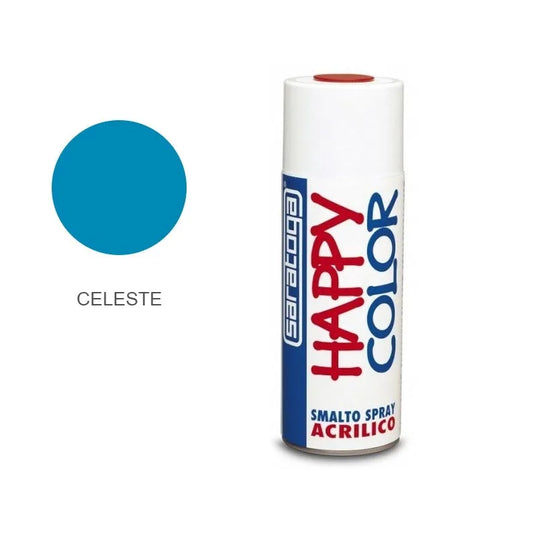 Peinture spray - Pompe retouche - Happy color - 400 ML CELESTE 5012 SARATOGA - SQES