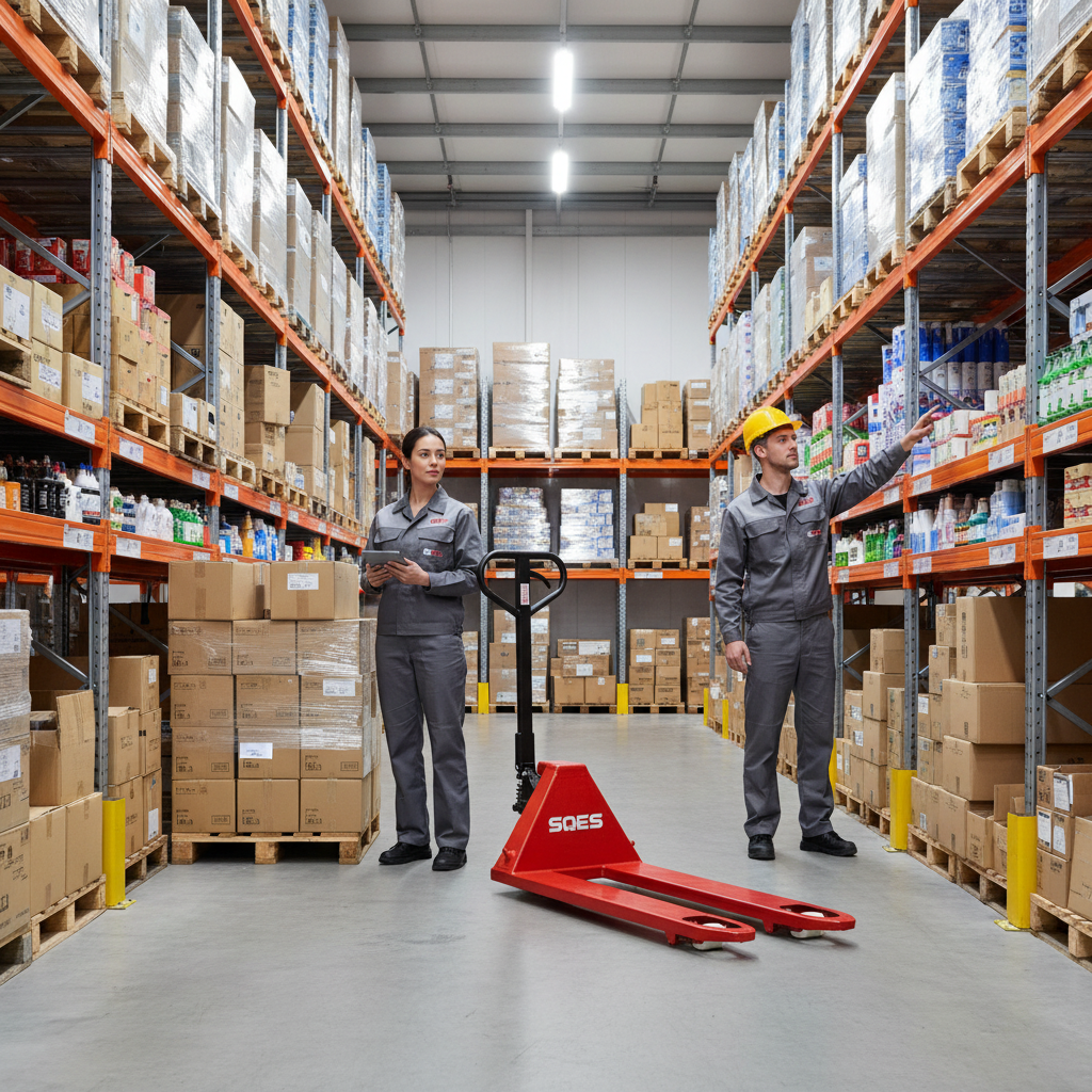 Vue d'ensemble en entrepôt