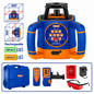 Niveau Laser Rotatif 300m H/V WADFOW WLE6B02 — Auto-nivelant Horizontal Vertical Chantier BTP Topographie | SQES Tunisie
