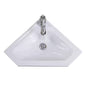 Plan vasque Acrylique Yaris Angle 46cm x 46cm - DURA