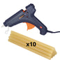 Pistolet à colle chaude - Avec 10 battons - 100 W - SQES