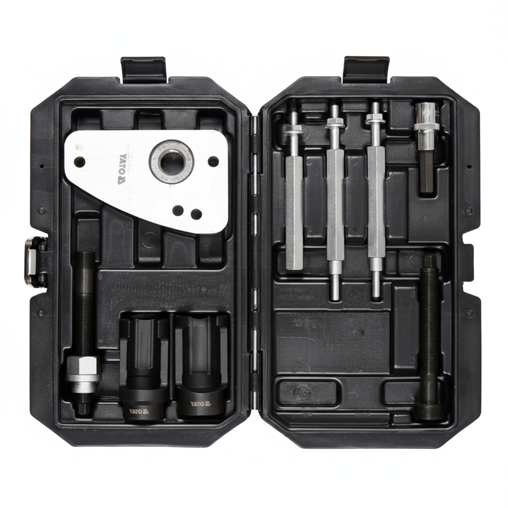 Kit extraction injecteurs diesel YATO YT-05338, 10 pièces compatible Bosch et Siemens, mécanique auto
