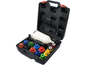 Kit entonnoir vidange huile YATO YT-06919, 2L avec 12 adaptateurs universels, bras articulé auto
