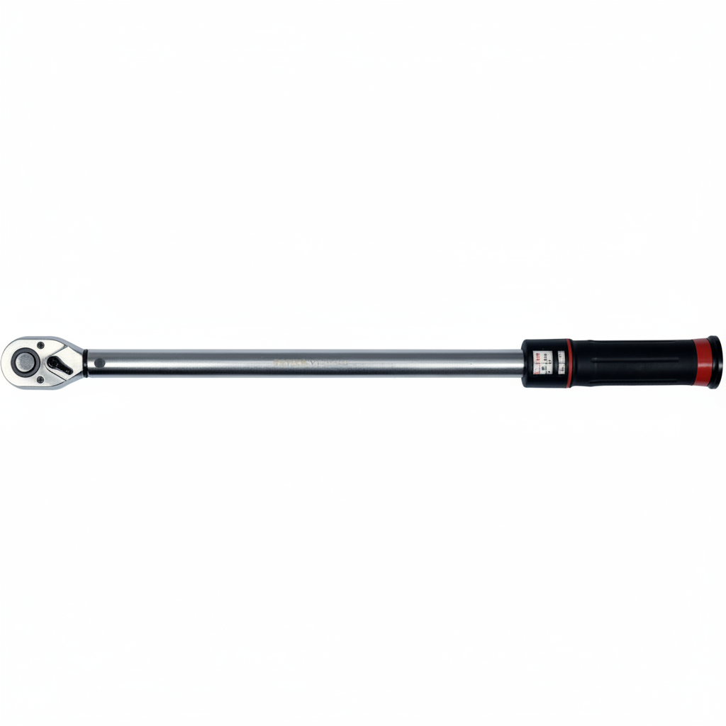 Clé dynamométrique YATO YT-07609 1/2", 65-350Nm haute capacité, 42Cr-Mo 72 dents, poids lourds pro
