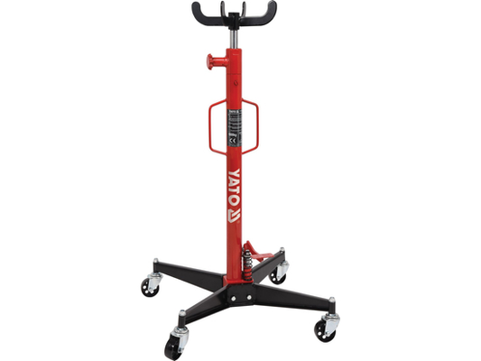 Cric de fosse hydraulique YATO YT-55600, 500kg, levage boîte de vitesses et moteur, atelier auto
