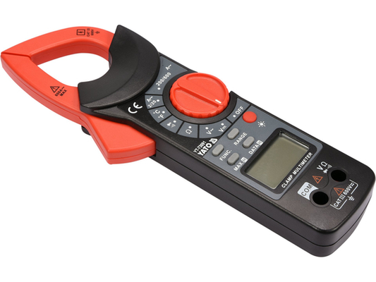 Pince ampèremétrique digitale YATO YT-73091, 600A AC auto-range, mesure température, électricien pro
