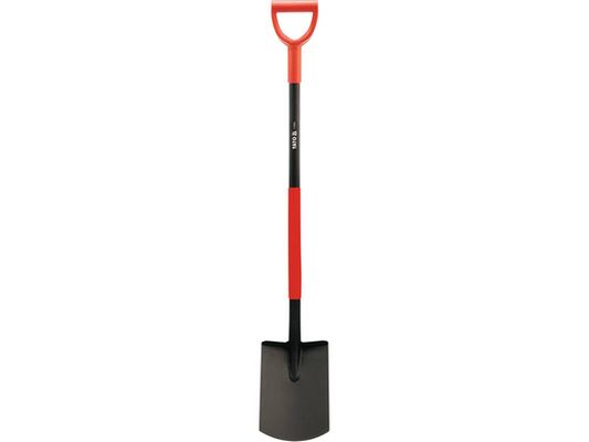 Pelle plate YATO YT-86800, acier 1050Mn, manche DY 120cm, poignée ergonomique, jardinage et chantier
